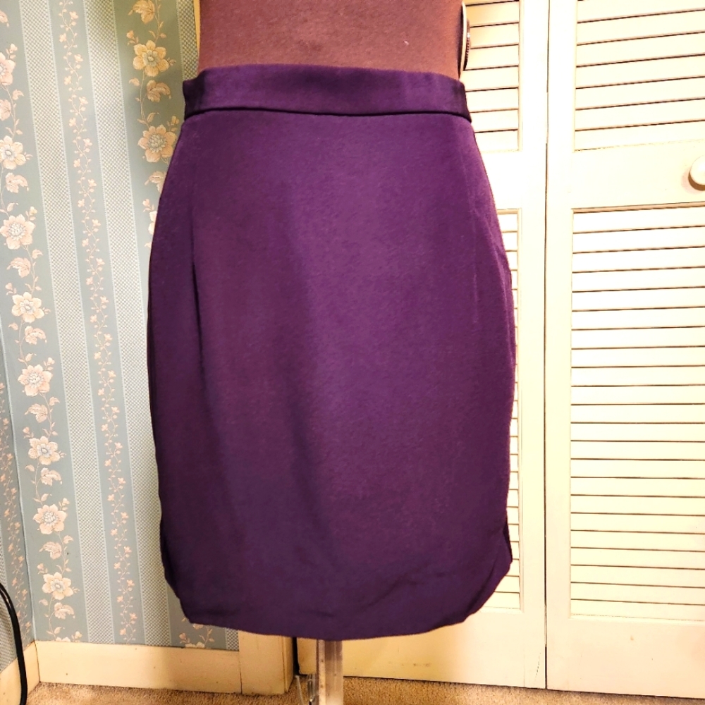 BCBGMaxazria Purple Mini Skirt sz 2